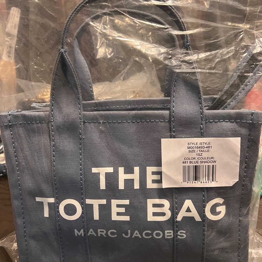 Marc Jacobs Light Blue Crossbody Tote Bag - Picture 15 of 16